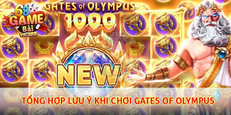 Tổng hợp lưu ý khi chơi Gates of Olympus